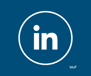Logo di LinkedIn; colori Blu7; Firenze;