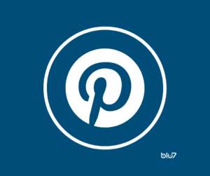 Logo di Pinterest; colori Blu7; Firenze;
