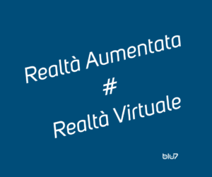 Realtà Virtuale; Realtà Aumentata; scritta;