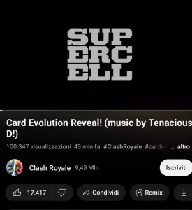 Clash Royale; comunità; impresa; youtube;