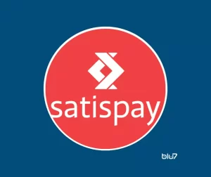 logo; satispay; blu7;