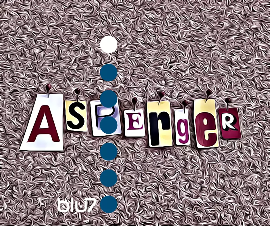 Sindrome di Asperger; scritta;