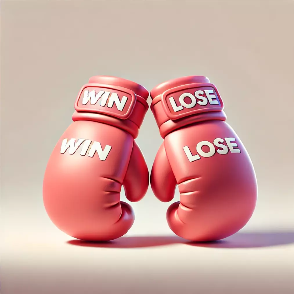 Guantoni da box; disegno; lotta vincere o perdere;