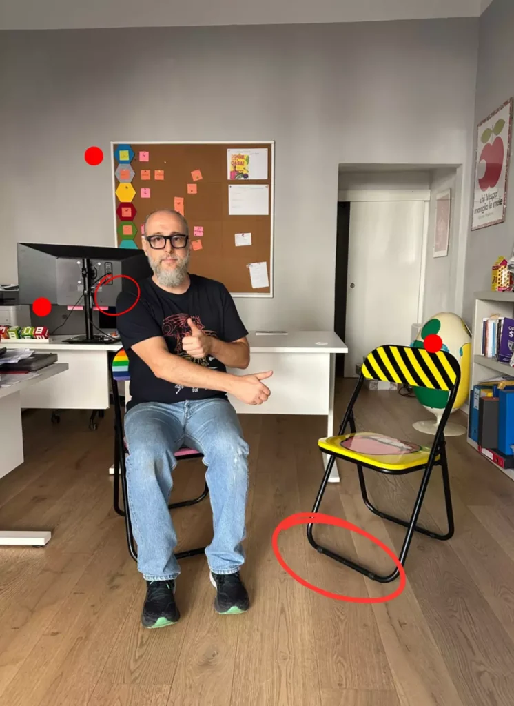 Foto originale; nano banana software; google;