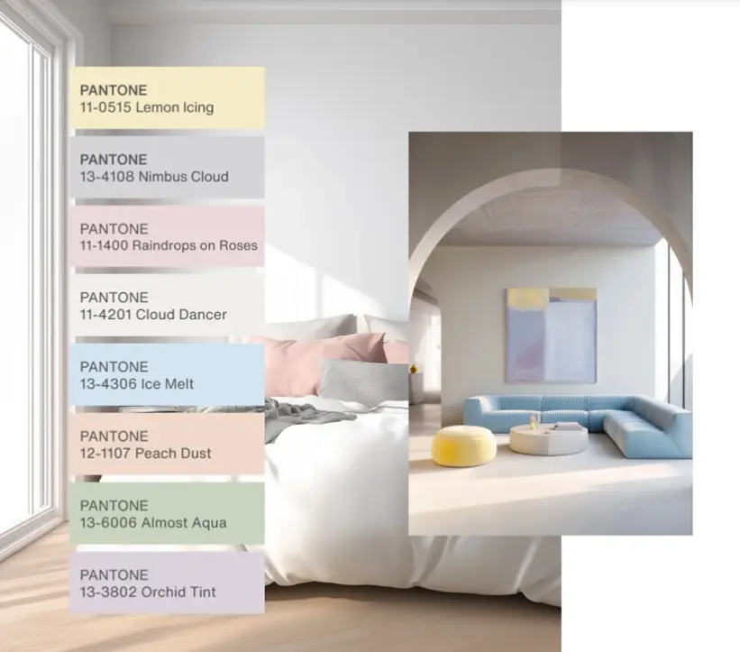 Palette colori Pantone 2026