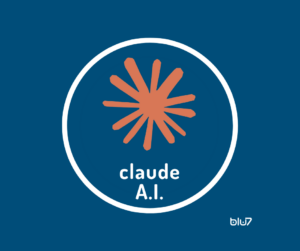 Claude ai logo; blu7 firenze;