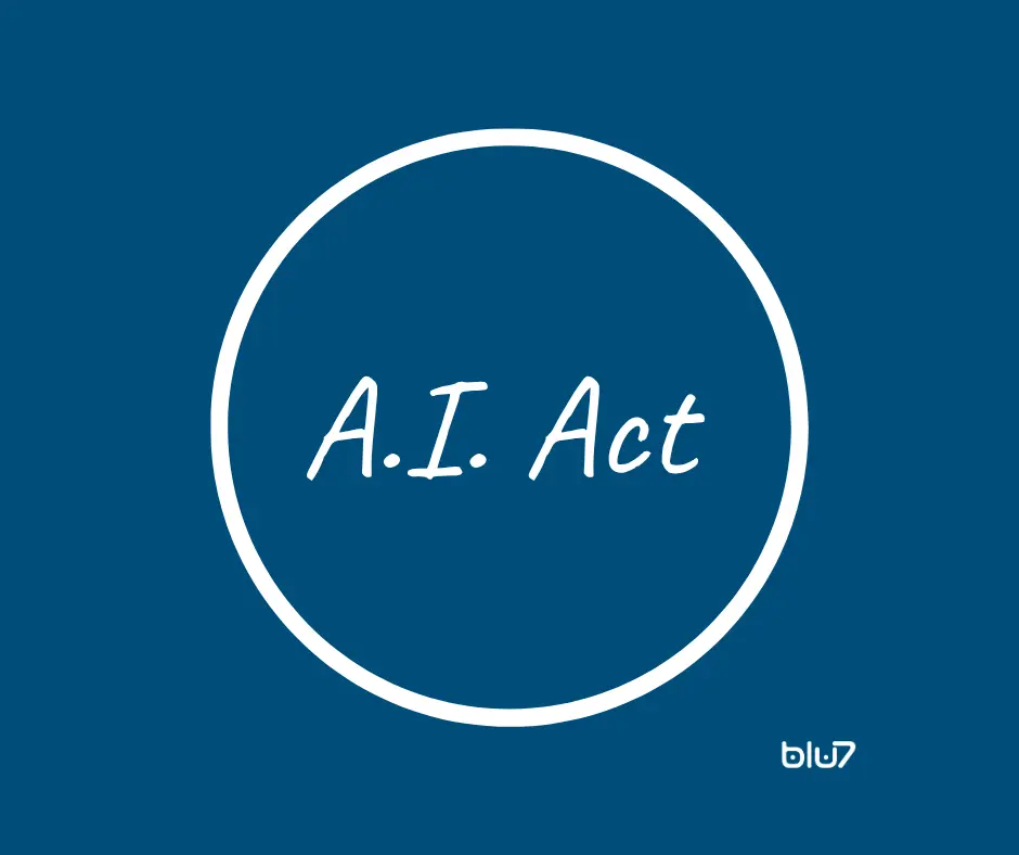 A.I. Act; logo: blu7; firenze;
