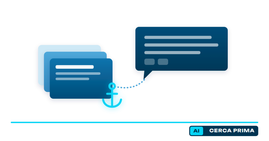 risposta di chat; fonti dal web; ancora; citazioni; grounding
